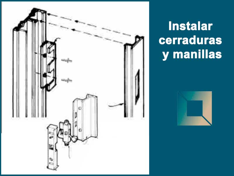 Como instalar una ventana corredera de aluminio, instalar cierres y manillas